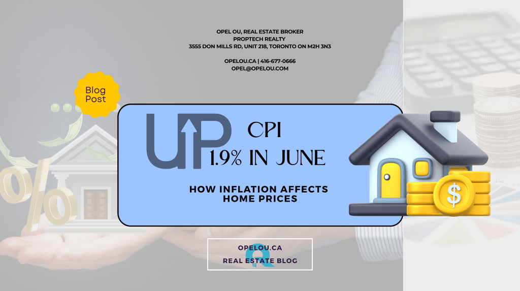 CPI Up 1.9% in June: How Inflation Affects Ontario Home Prices main image
